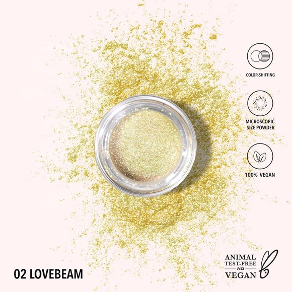 Starstruck Chrome Loose Powder Glitter Makeup for Eyes and Face Lovebeam - Picture 1 of 6